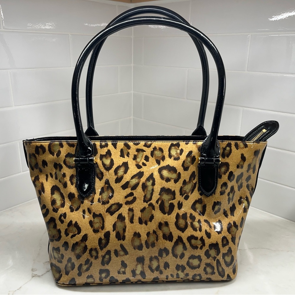 LRL Ralph Lauren Leopard Print Handbag